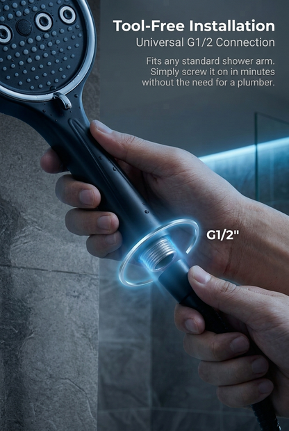 Powerful 6-Mode Handheld Shower